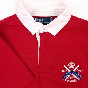 POLO RALPH LAUREN Men's Small Red Embroidered #16